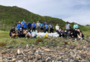 壱岐高校インターアクト海岸清掃例会を開催しました