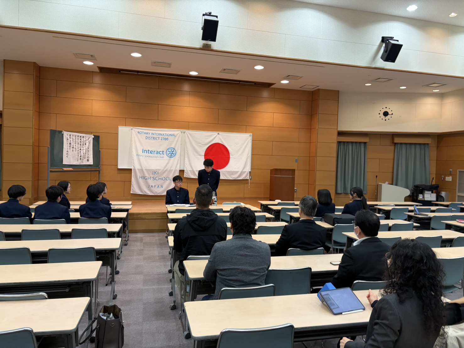 壱岐高校インターアクト例会を行いました